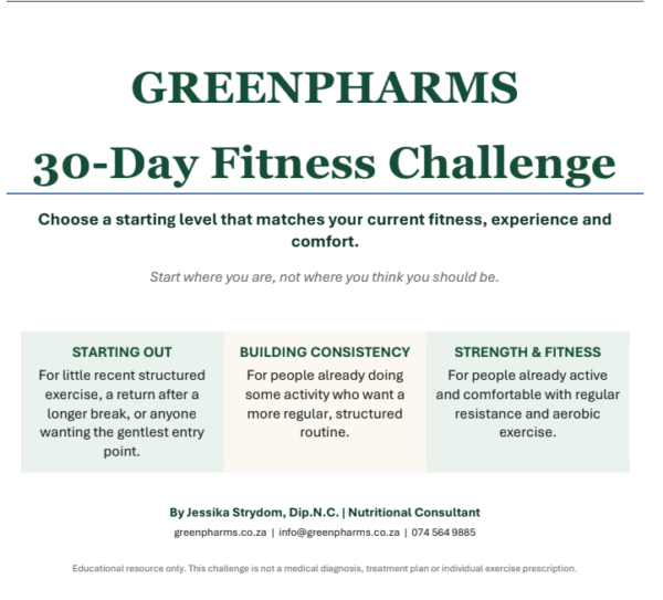 30 Day Fitness Challenge- Free Printable